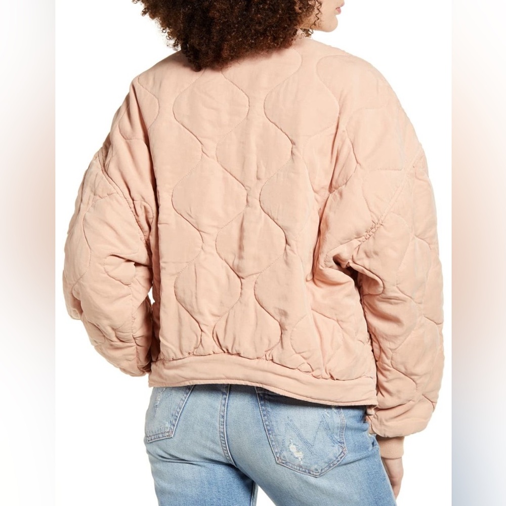 Blank NYC *Blush Pink Quilted Jacket - Picture 6 of 13